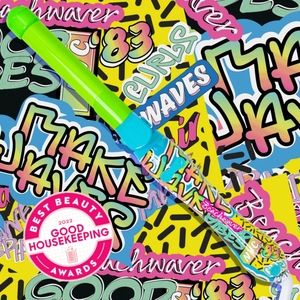 BeachWaver B1 Graffiti Rotating Curling Iron Limited Edition